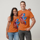 Skeleton playing guitar Rock Shredding Guitar T-shirt (Unisex)