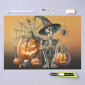 Skeleton pompoenen Halloween Tissue Paper Tissuepapier (Craft)