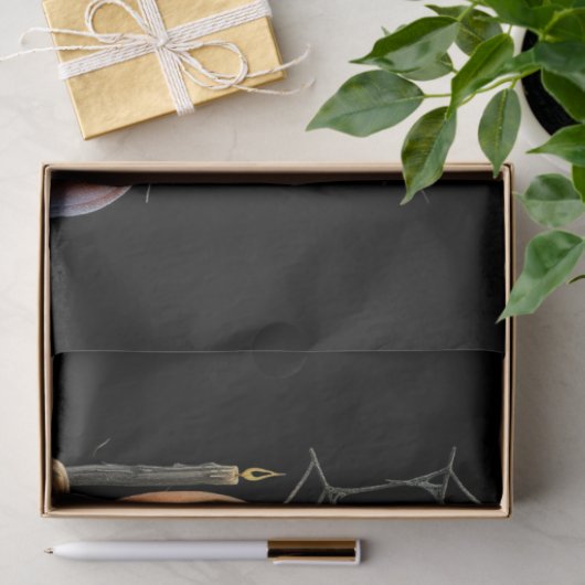 Skeleton pompoenen Halloween Tissue Paper Tissuepapier (Geschenk)