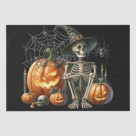 Skeleton pompoenen Halloween Tissue Paper Tissuepapier