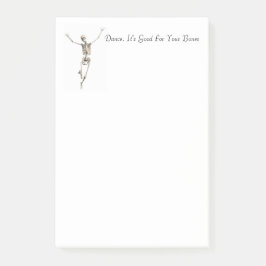 Skeleton Post merkt op Post-it® Notes