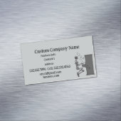 Skeleton Pplay Piano Music Funny Visitekaartje Magnetisch Visitekaartje (Voorbeeld)