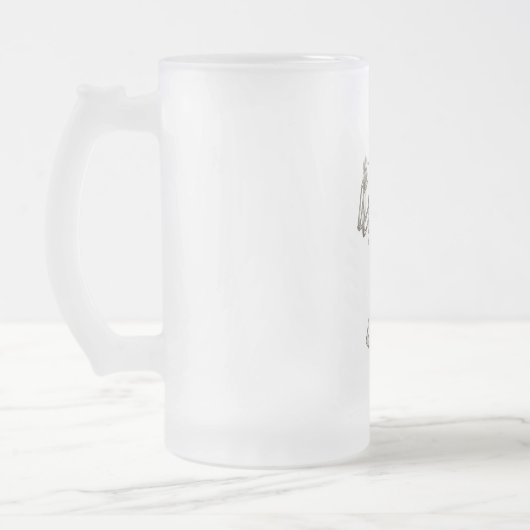 Skeleton Praying Halloween Mok (Links)