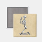 Skeleton Praying Magneet (Voorkant / Achterkant)