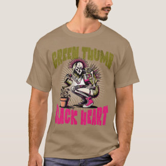 Skeleton Punk Rock Tuinier Halloween Tuinieren 1 T-shirt