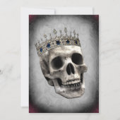  Skeleton Queen Halloween Party Kaart (Voorkant)