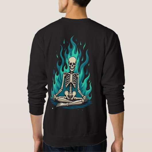 Skeleton Release Transgen Meditatie Sweatshirt De (Achterkant)
