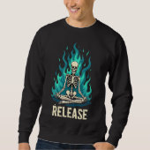 Skeleton Release Transgen Meditatie Sweatshirt De (Voorkant)