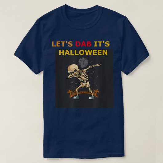 Skeleton Rib Cage Dab Skeleton Halloween Costuum T-shirt (Design voorkant)
