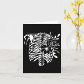 Skeleton Rib Cage Flower Easy Halloween Kostuum 1 Kaart (Gele Bloem)