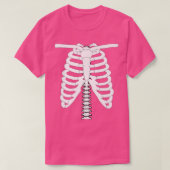 Skeleton Rib Cage Halloween Costume  T-shirt (Design voorkant)