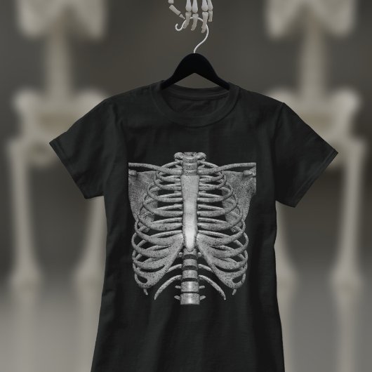 Skeleton Ribs Easy Halloween kostuum jongens T-shi T-shirt