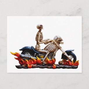 Skeleton Rider Briefkaart