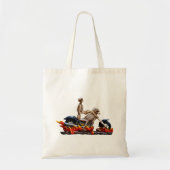 Skeleton Rider Canvas tas (Voorkant)