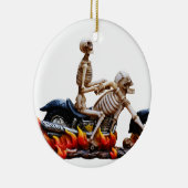 Skeleton Rider Keramisch Ornament (Rechts)
