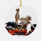 Skeleton Rider Keramisch Ornament (Voorkant)