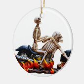 Skeleton Rider Keramisch Ornament (Links)