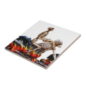 Skeleton Rider Tegeltje (Zijkant)