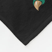 Skeleton Riding Dancing Dab Dinosaur T Rex Hallowe Fleece Deken (Hoek)