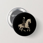 Skeleton Riding Horse Cowboy Horse Lover Halloween Ronde Button 5,7 Cm (Voorkant /achterkant)
