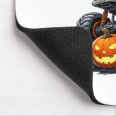 Skeleton Riding Monster Truck Halloween Pumpkin Ki Muismat (Hoek)