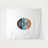 Skeleton Riding Motorcycle Wandkleed (Voorkant (horizontaal))