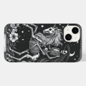 Skeleton Riding Unicorn Skeleton Tarot Kaart Case-Mate iPhone Case (Achterkant (horizontaal))