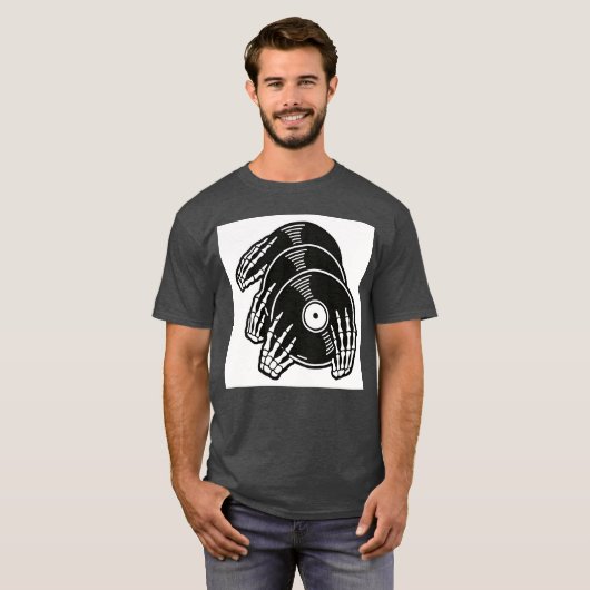 Skeleton Rock friend T-shirt (Voorkant volledig)