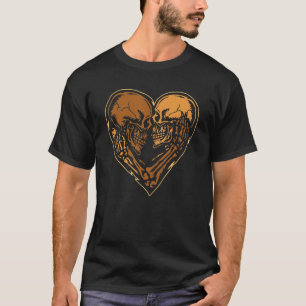 Skeleton Rock Hand Black History Maand BLM Melanin T-shirt