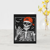Skeleton Rock Hand Halloween Kostuum Cool Rock Mus Kaart (Gele Bloem)