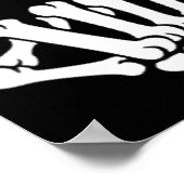 Skeleton Rock Hand Pocket Lazy Halloween Costume C Poster (Hoek)
