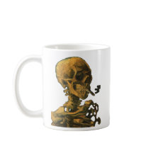 Skeleton Roking Van Gogh Art