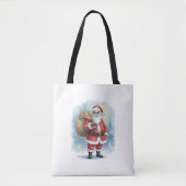 Skeleton Santa Claus Tote Bag (Voorkant)