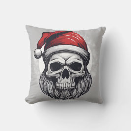 Skeleton Santa Kussen