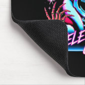 Skeleton Santa Riding T Rex Dinosaur Funny Christm Muismat (Hoek)