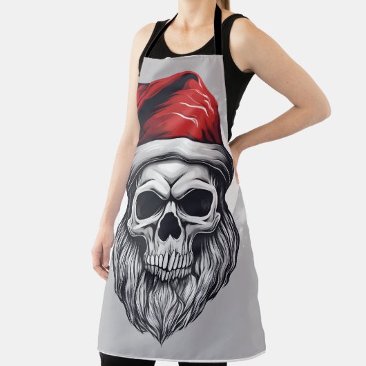 Skeleton Santa Schort (Insitu)