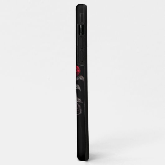 Skeleton Schedels en Rozen iPhone / iPad case (Achterkant/links)