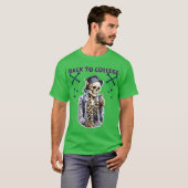 Skeleton Scholar vrienden T-shirt (Voorkant volledig)