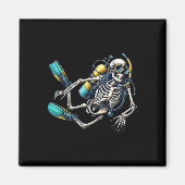 Skeleton Scu Diving Halloween Skeleton Scu Diver Magneet (Voorkant)