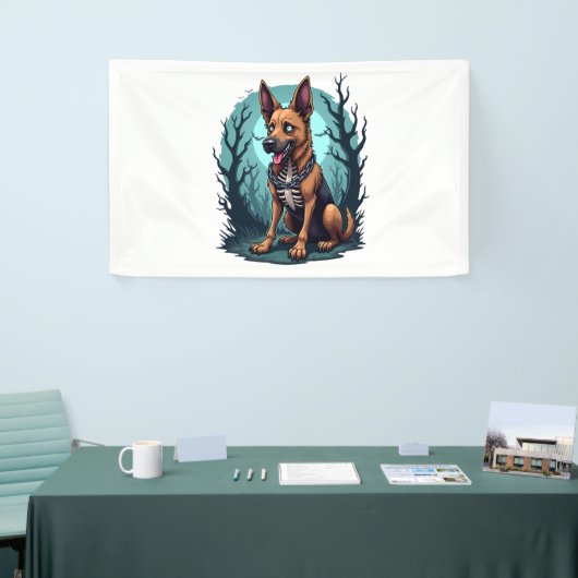 Skeleton Shepherd Dog Spandoek (Beurs)