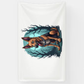 Skeleton Shepherd Dog Spandoek (Verticaal)