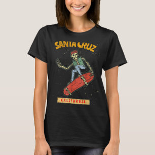 Skeleton Skateboarden Santa Cruz Calif T-shirt