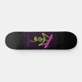 SKELETON SKATEBOARDING "BONE TO BE WILD" PERSOONLIJK SKATEBOARD (Horizontaal)