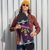 SKELETON SKATEBOARDING "BONE TO BE WILD" SKATEBOAR PERSOONLIJK SKATEBOARD