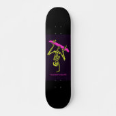 SKELETON SKATEBOARDING "BONE TO BE WILD" SKATEBOAR PERSOONLIJK SKATEBOARD (Voorkant)