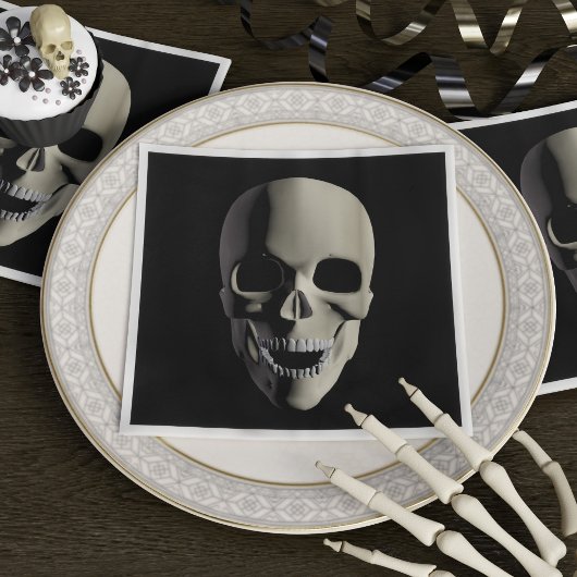 Skeleton Skull Halloween Party Spooky servetten