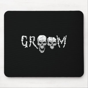- Skeleton Skull Halloween Wedding Bachelor Muismat
