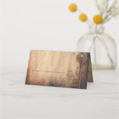 Skeleton Sleutel Antiek Gotische Bruiloft Plaatskaartje (Voorkant)