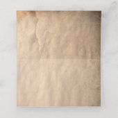 Skeleton Sleutel Antiek Gotische Bruiloft Plaatskaartje (Binnenkant ongevouwen)