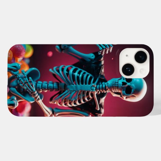 Skeleton Snoep Case-Mate iPhone Case (Achterkant (horizontaal))